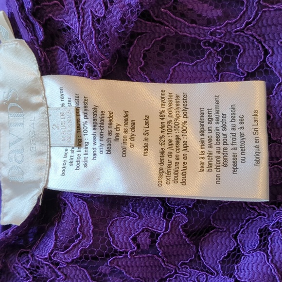 David's Bridal Regency - CELEBRATE DB STUDIO one shoulder - Picture 4 of 6